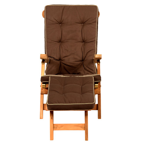 Sansibar Home Verstellbare Gartenliege Rawles mit Auflage | Wayfair.de